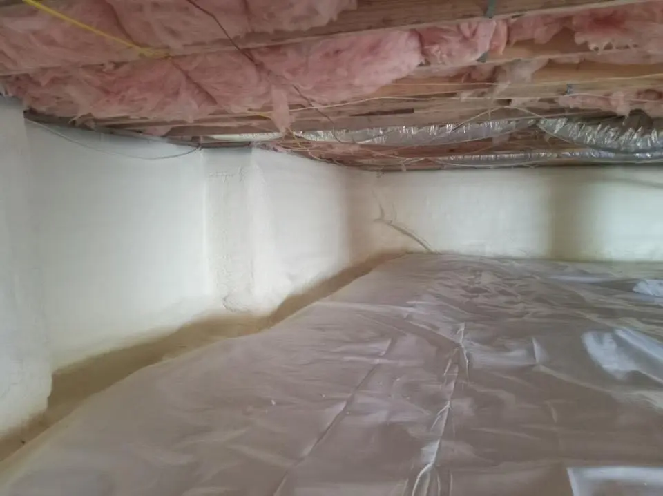 Crawl space encapsulation with closed-cell spray foam for Roof Leak Repair in Corvallis
